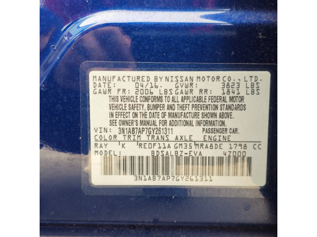 2016 Nissan Sentra S Sedan - 261311 - Image 29